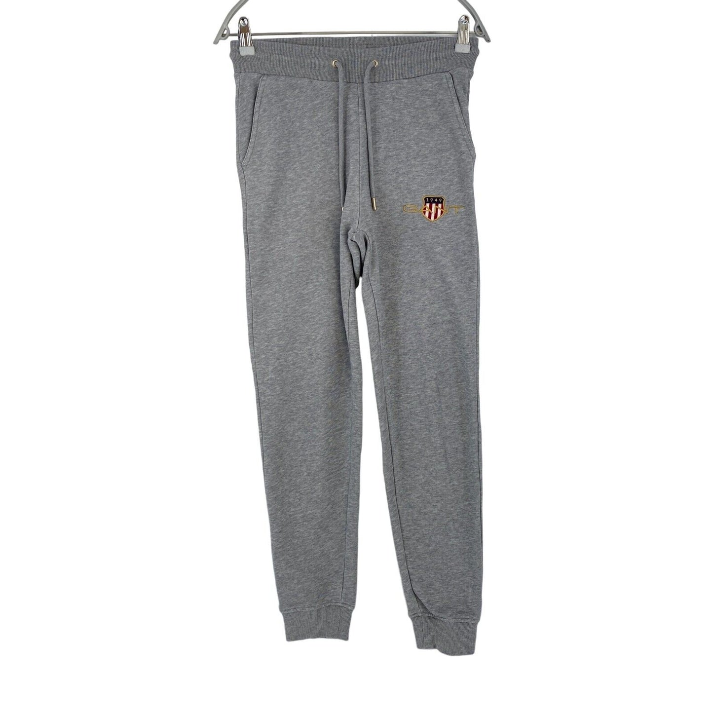 GANT Women Grey Regular Fit Sweat Trousers Size XS