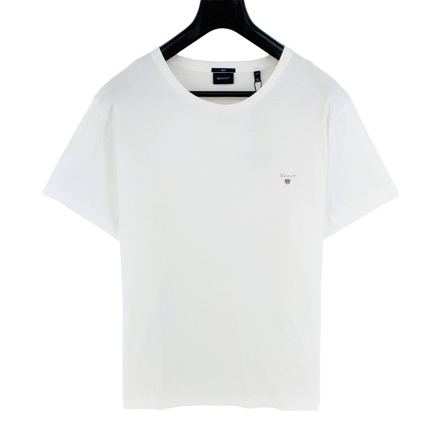 GANT White Original Slim Fit Crew Neck T Shirt Size 4XL