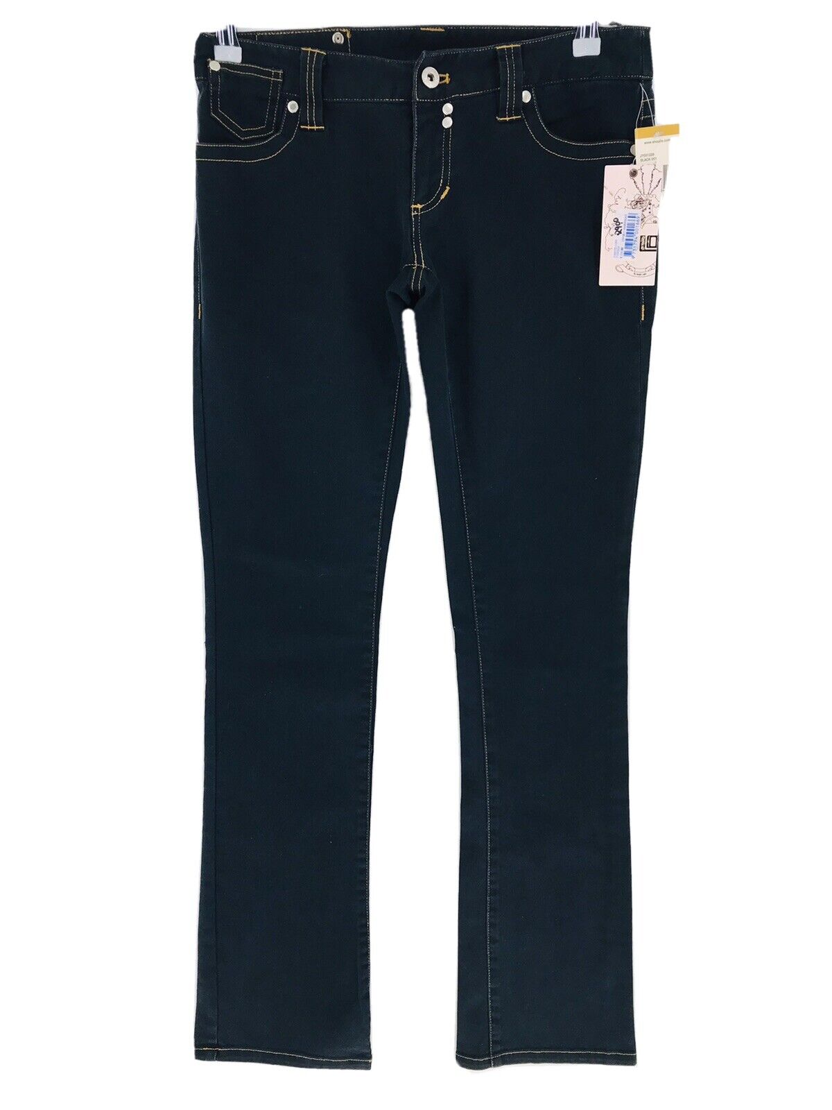 JLO By JENNIFER LOPEZ Jean stretch noir coupe bootcut pour femme EUR 36 UK 10