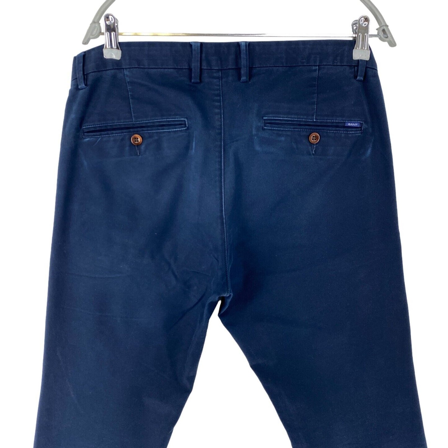 GANT Dunkelblaue Chinohose für Herren im Skinny Fit, Größe W32 L34