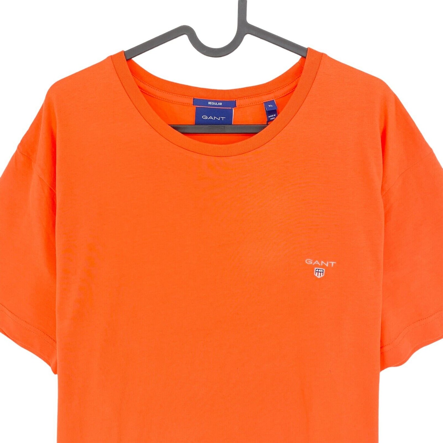 GANT Orange Crew Neck Original Regular T Shirt Size XL