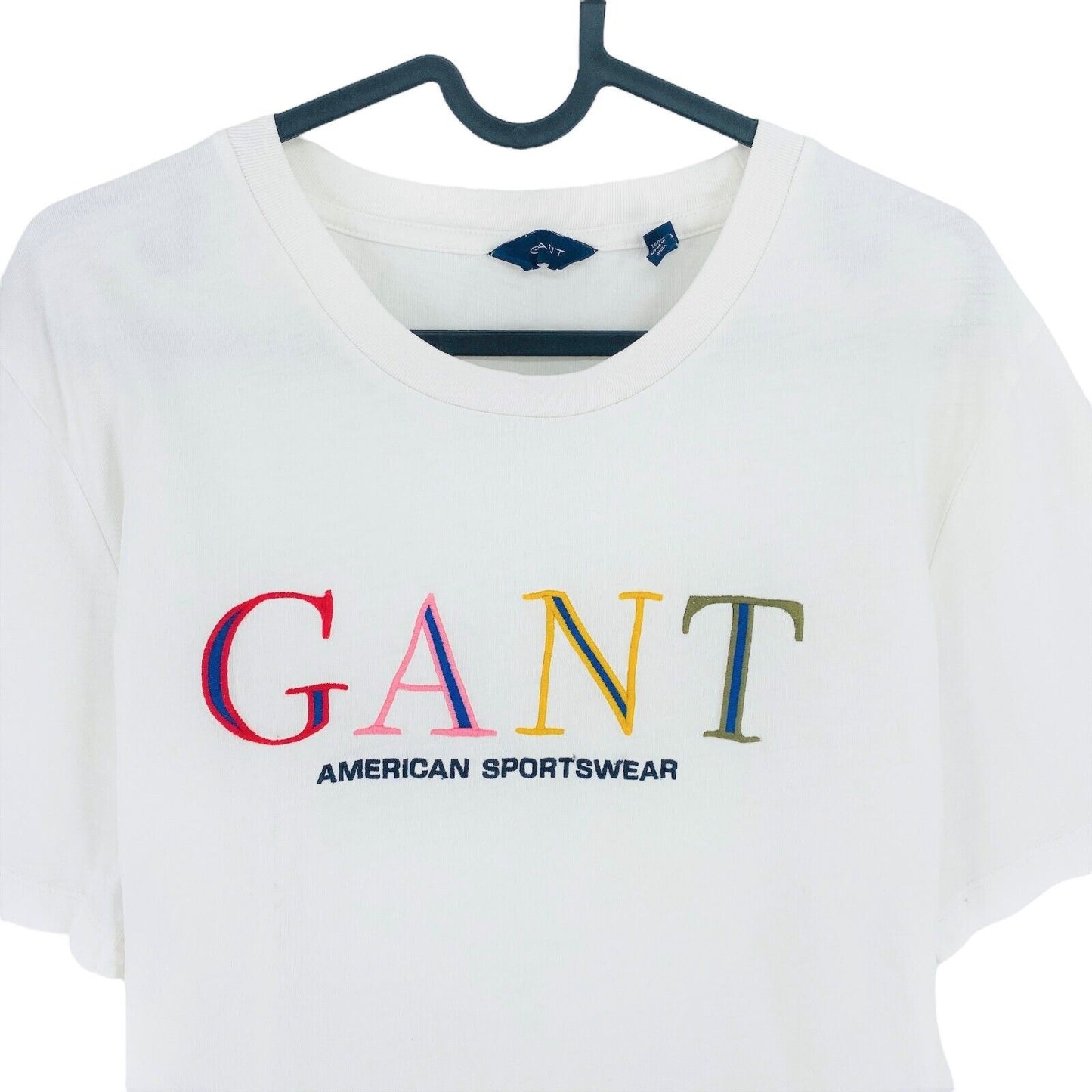 GANT White Sports Crew Neck T Shirt Size M