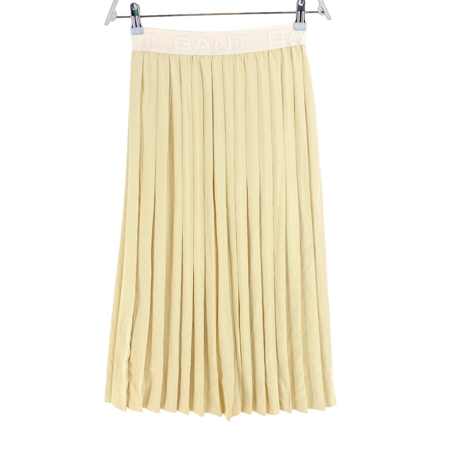 GANT Beige Pleated Skirt Size EU 34 UK 6 US 4