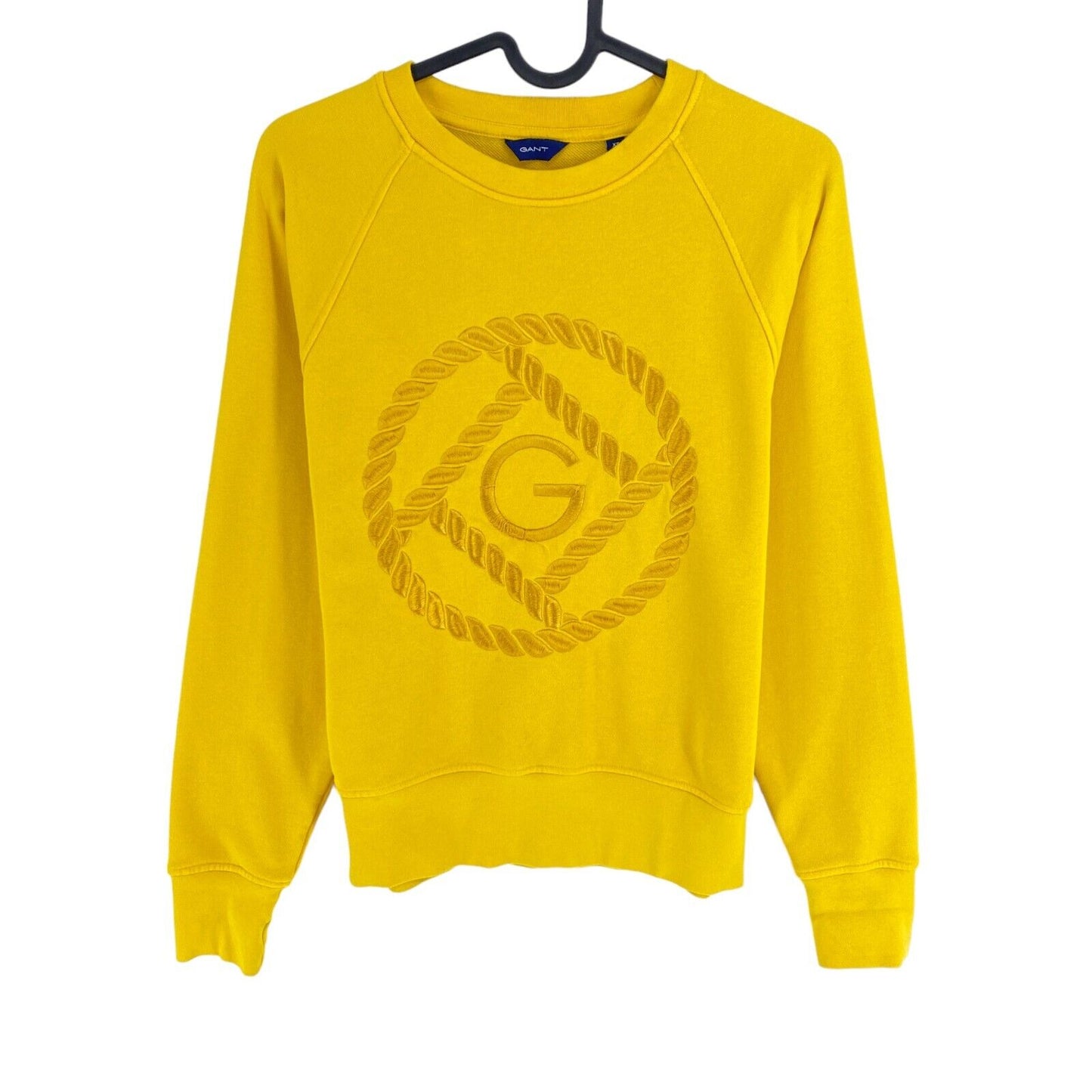 GANT Yellow Rope Icon Crew Neck Sweater Pullover Size XS