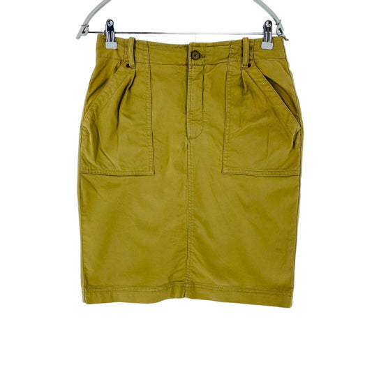 CAMEL ACTIVE Khaki Green Regular Fit Chino Skirt Size EUR 34 W27