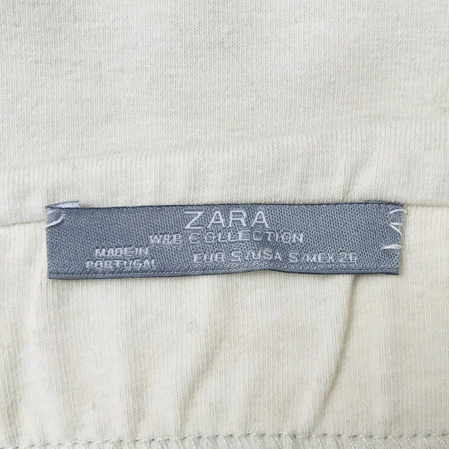 ZARA W&B Collection Women's Stretch Blue And White Skirt Size S W26 / M W28