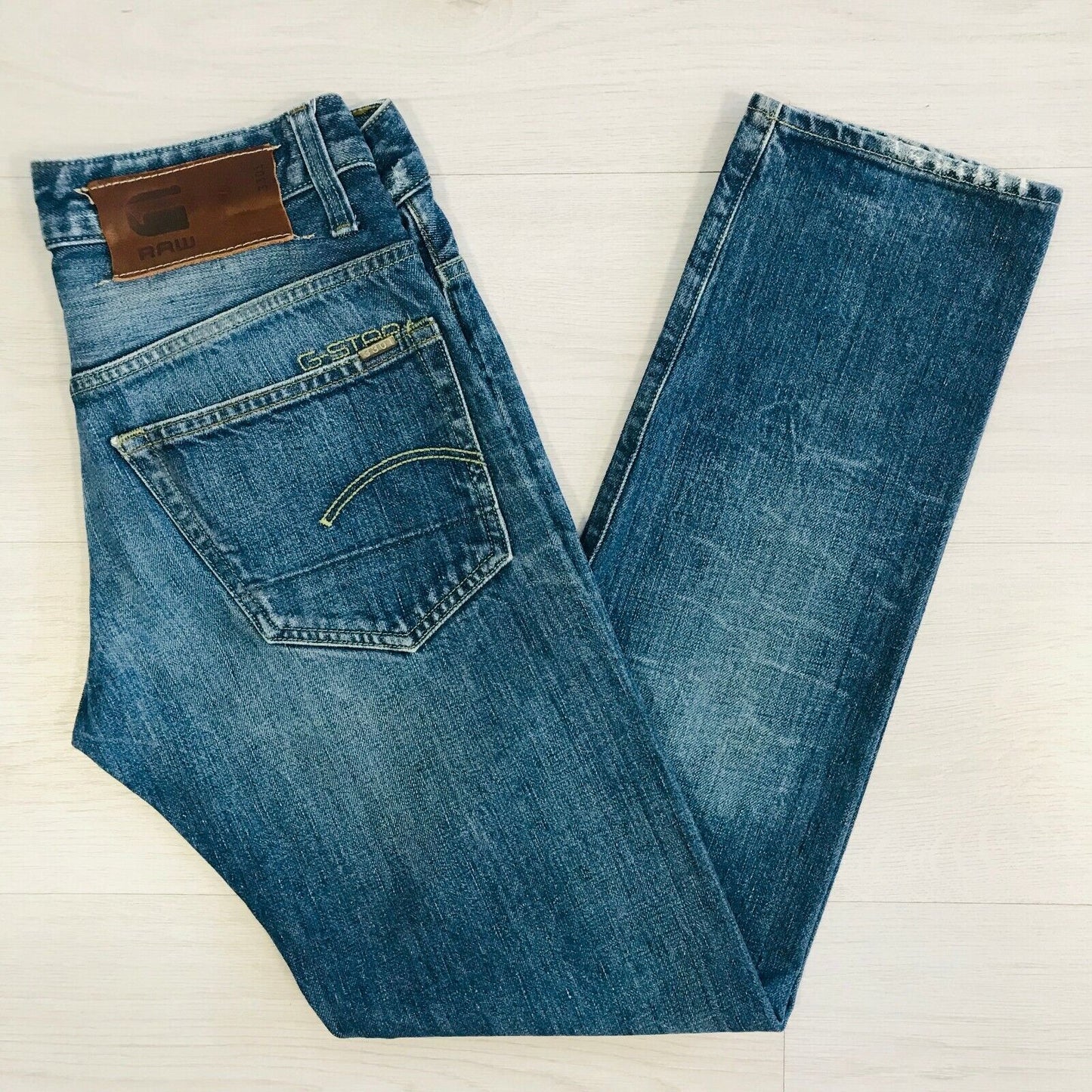 G-Star 3301 Low Tapered Blue Jeans Size W29 L32