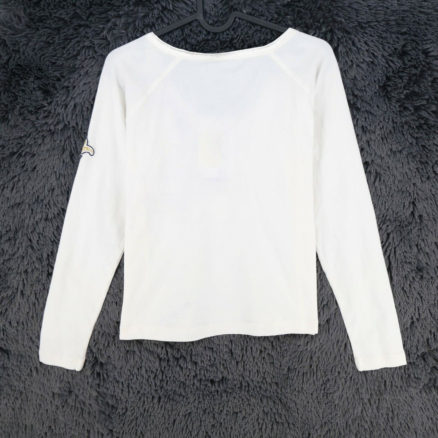 PERSONA White Long Sleeves Blouse T Shirt Size S