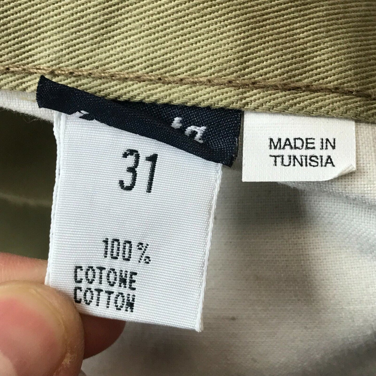 INVICTA Damen Jeans in Beige mit normaler, konischer Passform, Größe W31