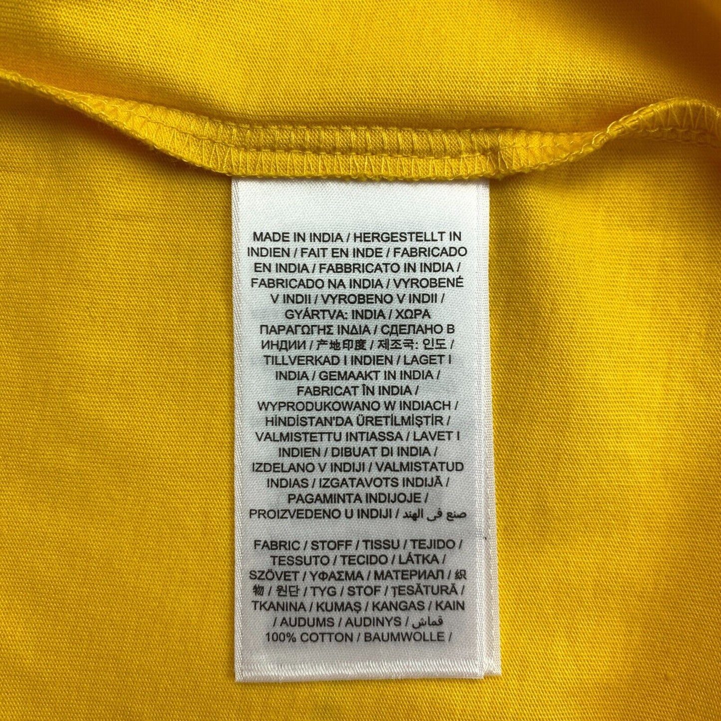 GANT Yellow Archive Shield Crew Neck T-Shirt Size L