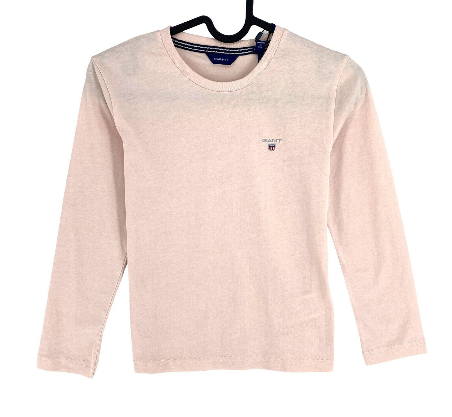 GANT Boys Greyish Pink Original Crew Neck T-Shirt Size 7-8 Years 122/128 cm