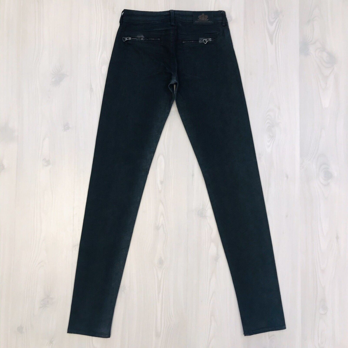 Ermanno Scervino, Damen Skinny Slim Fit Jeans, Dunkelgrau, W26 IT 40 UK 8, UVP 520 $