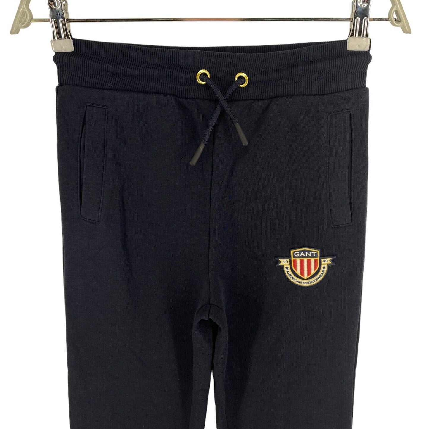 GANT Boy Navy Blue Banner Shield Sweat Pants Hose Größe 9-10 Jahre 134/140 cm