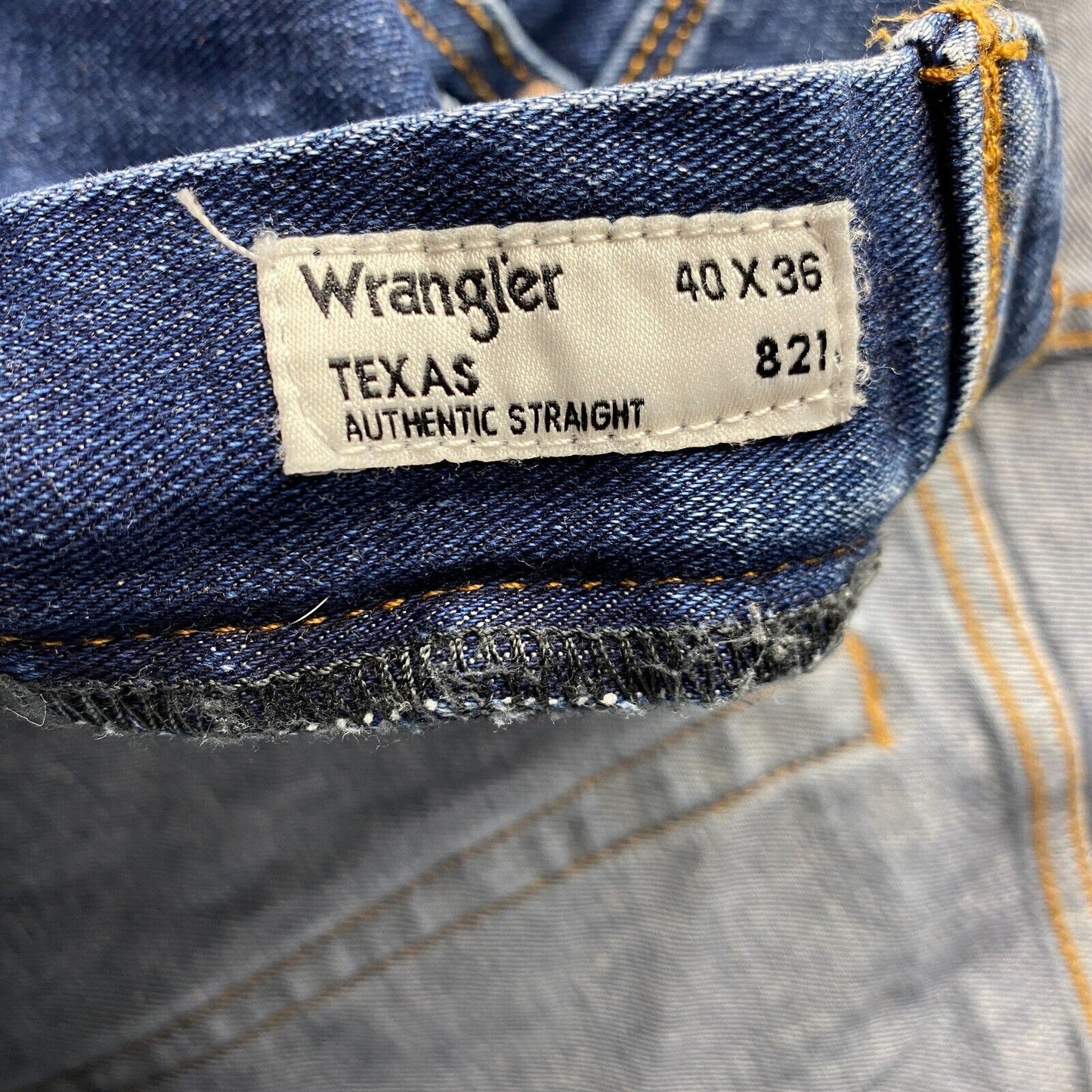 Wrangler TEXAS Blue Authentic Regular Straight Fit Jeans W40 L36