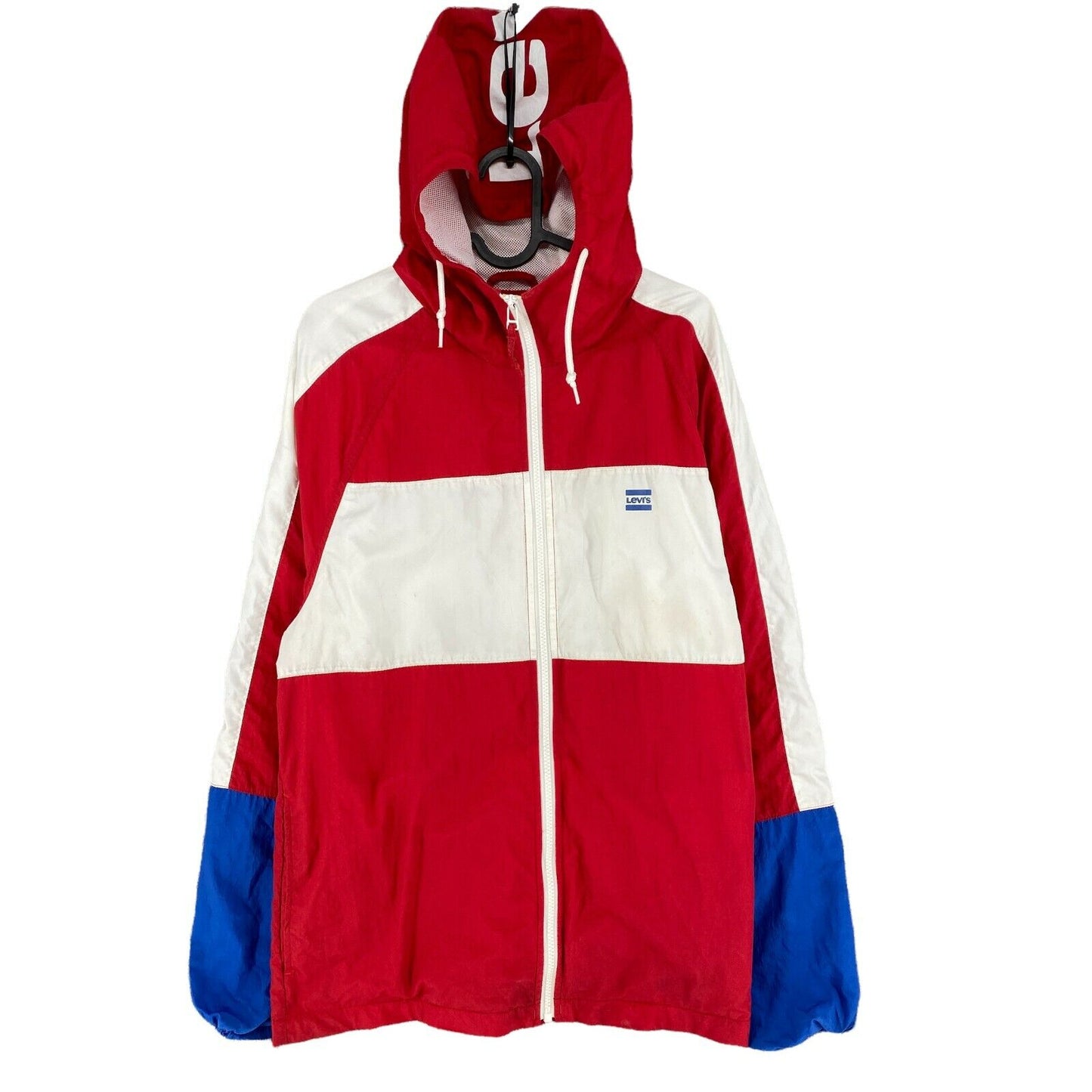 LEVI'S Red Hooded Jacket Size S