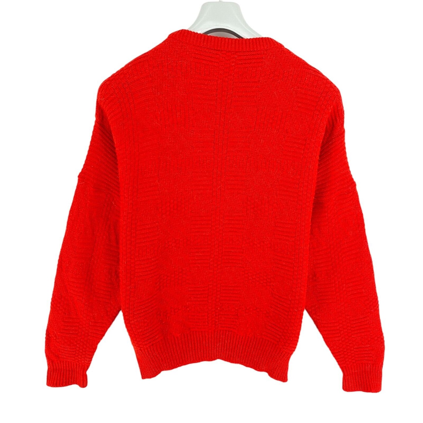 Cosby Vintage Retro 90s Red Sweater Pullover Size EU 48 UK/US 38