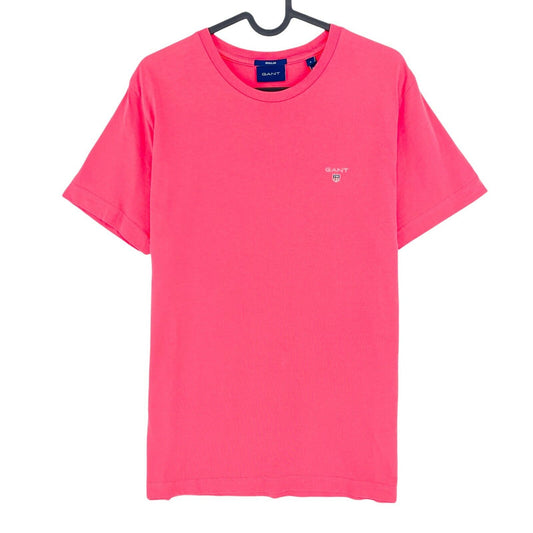 GANT Pink Regular Original Short Sleeves Crew Neck T Shirt Size S