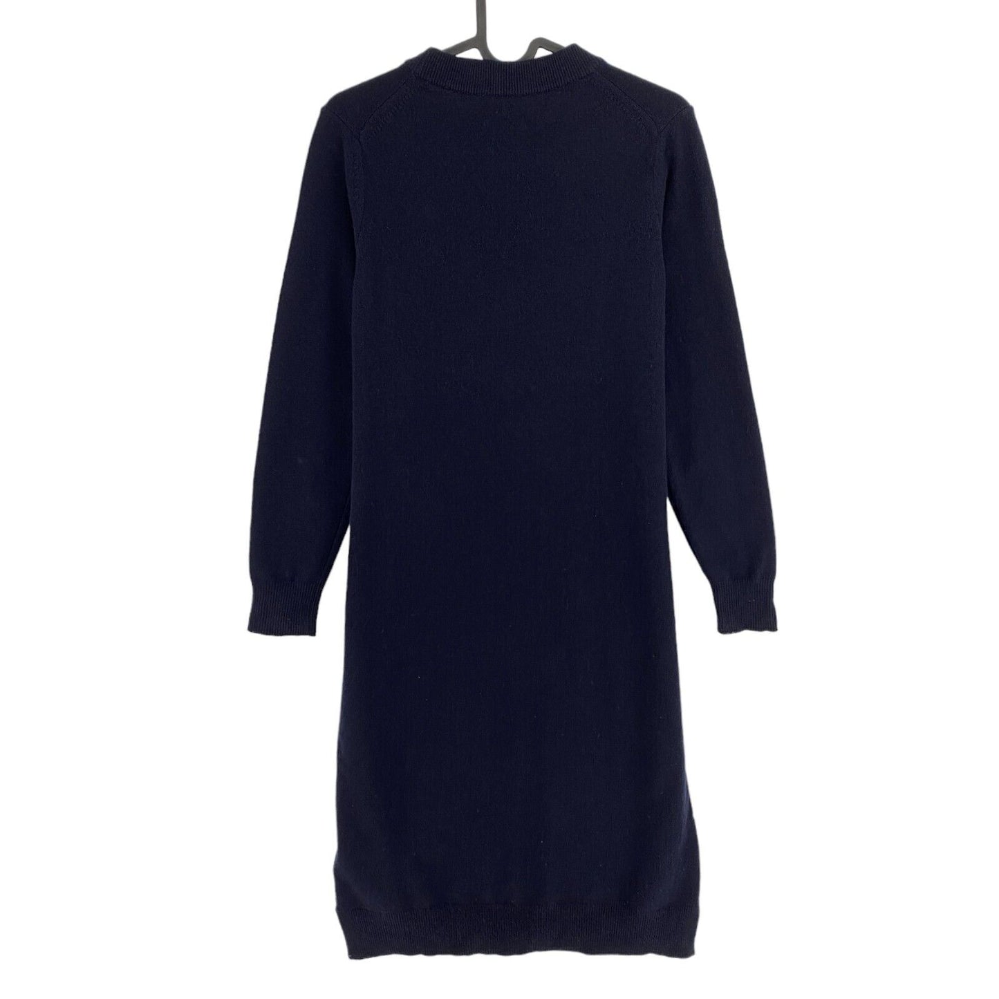 GANT Navy Blue 100% Wool Crew Neck Dress Size XS