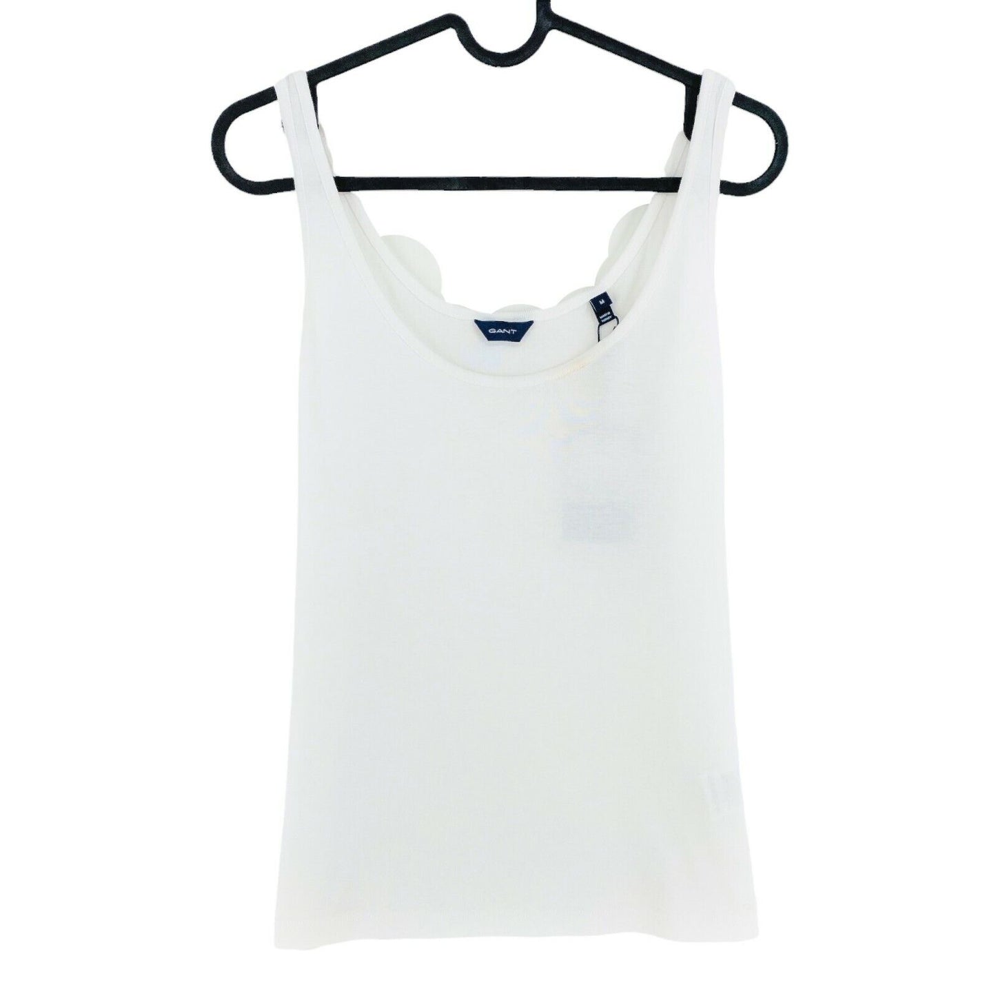 GANT White Rib Tank Top Size M