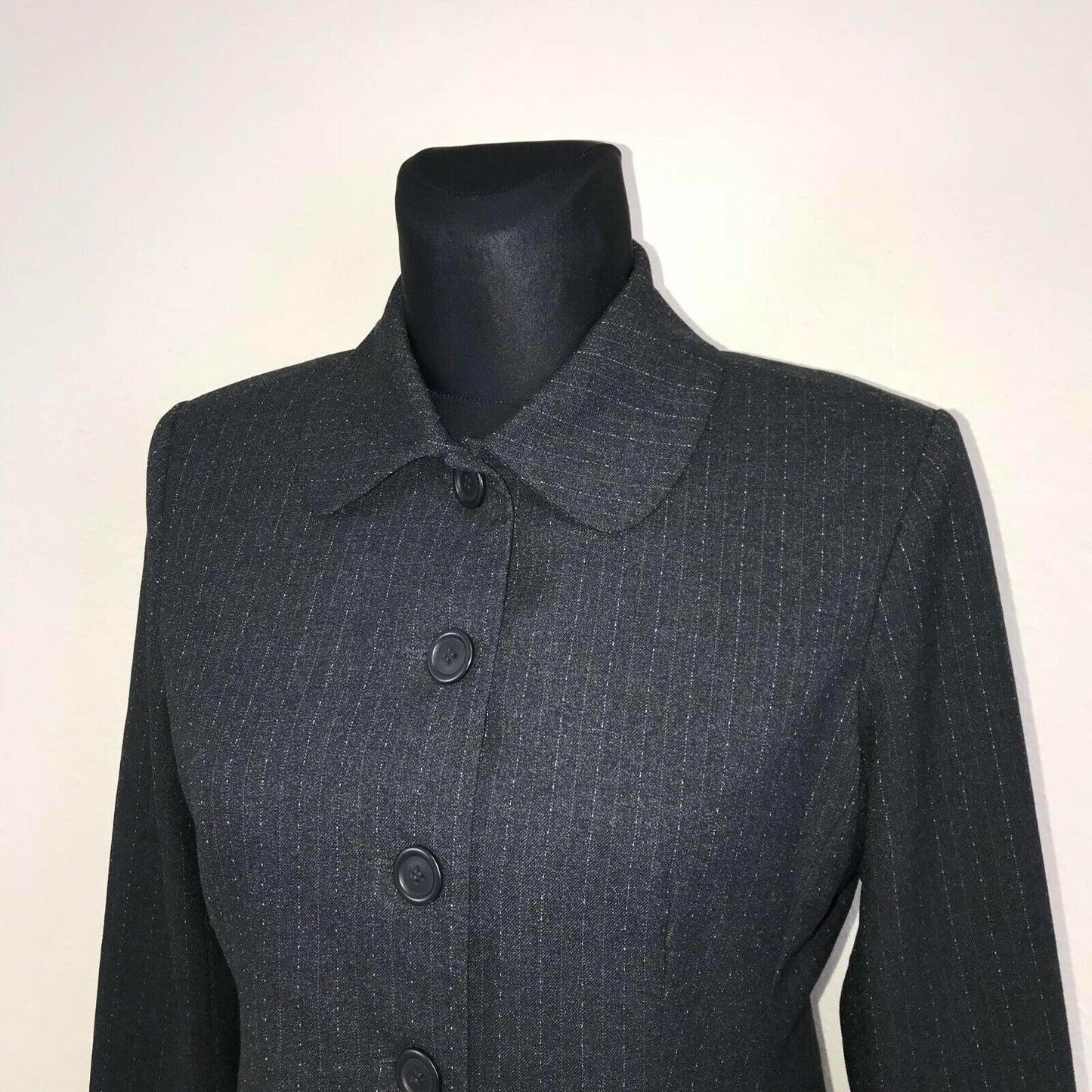 Louis Charles Grey Classic Blazer Jacket Size EUR 44 US 14 UK 16