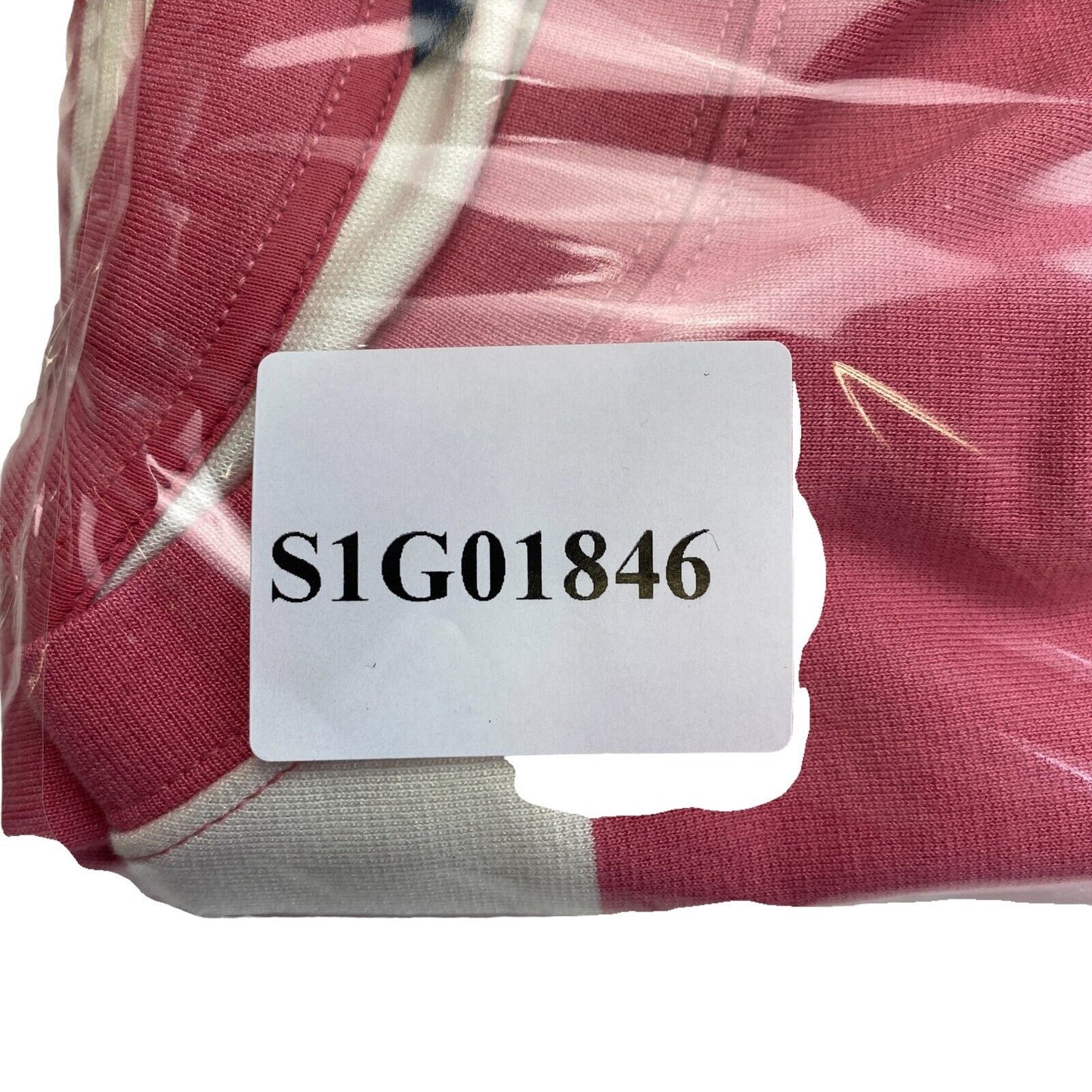 GANT Jerseykleid mit langen Ärmeln in A-Linie, Streifenmuster, Pink, Größe L