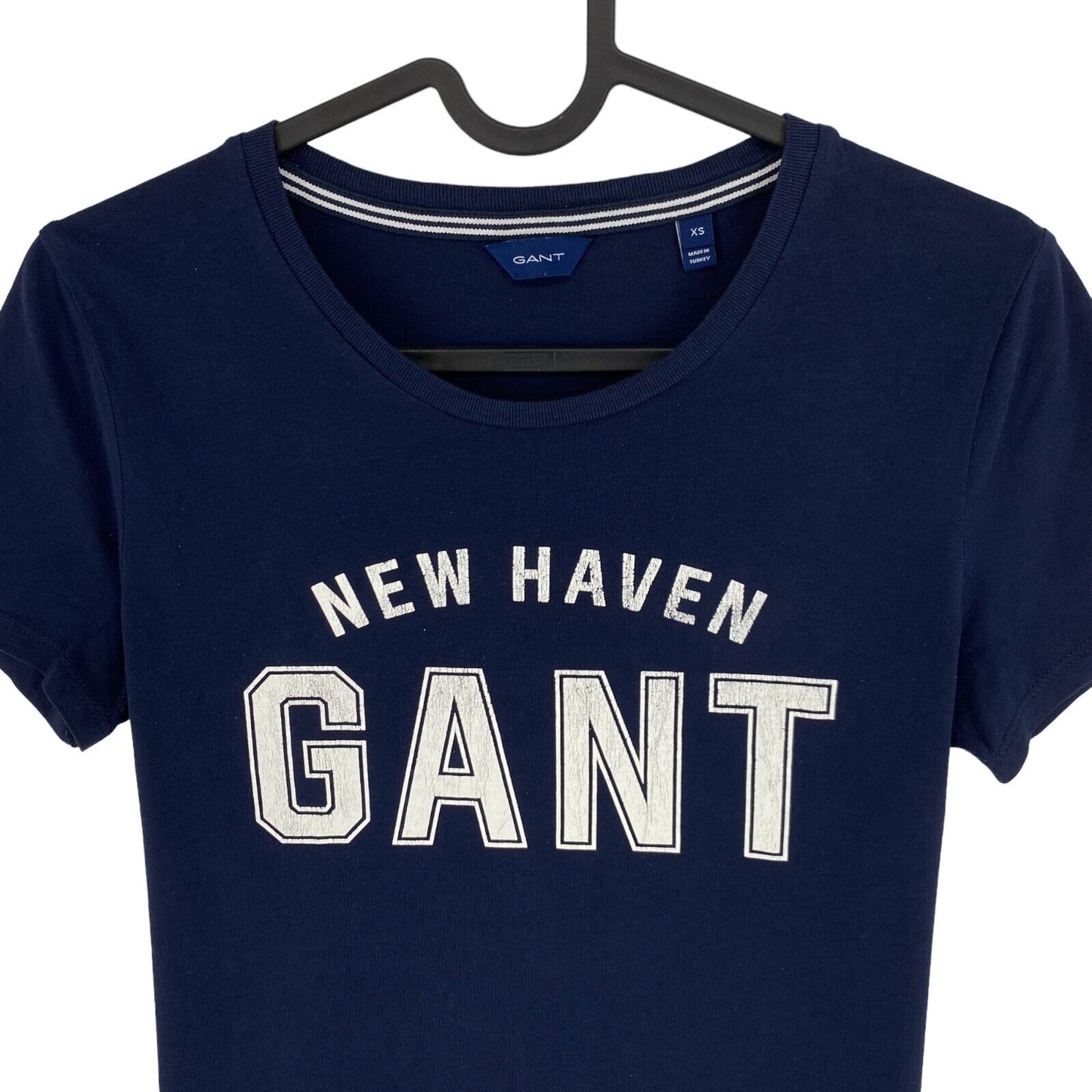 GANT Navy Blue Logo Crew Neck T Shirt Size XS