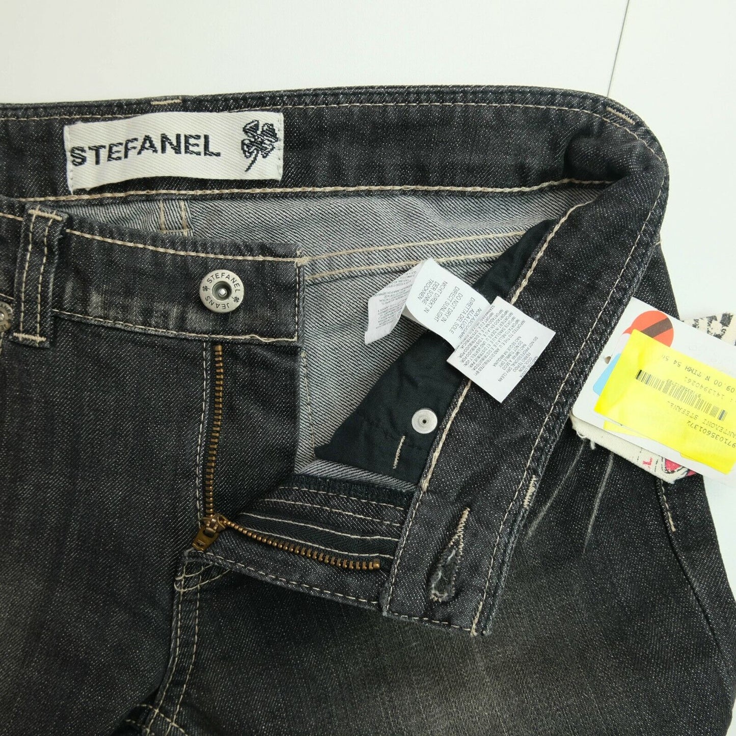 UVP €109 STEFANEL Dunkelgraue Skinny Jeans Größe EU 36 UK 6 US 4