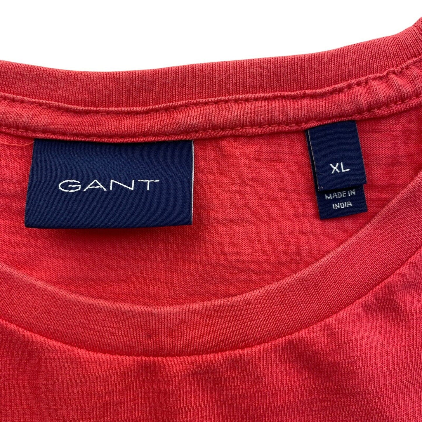 GANT Red Summer Club Crew Neck T Shirt Size XL