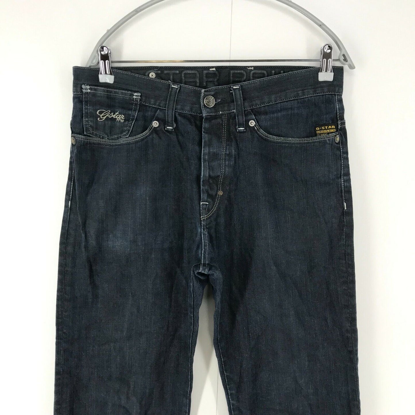 G-STAR RAW CODER Dark Blue Regular Straight Fit Jeans Size W32 L36