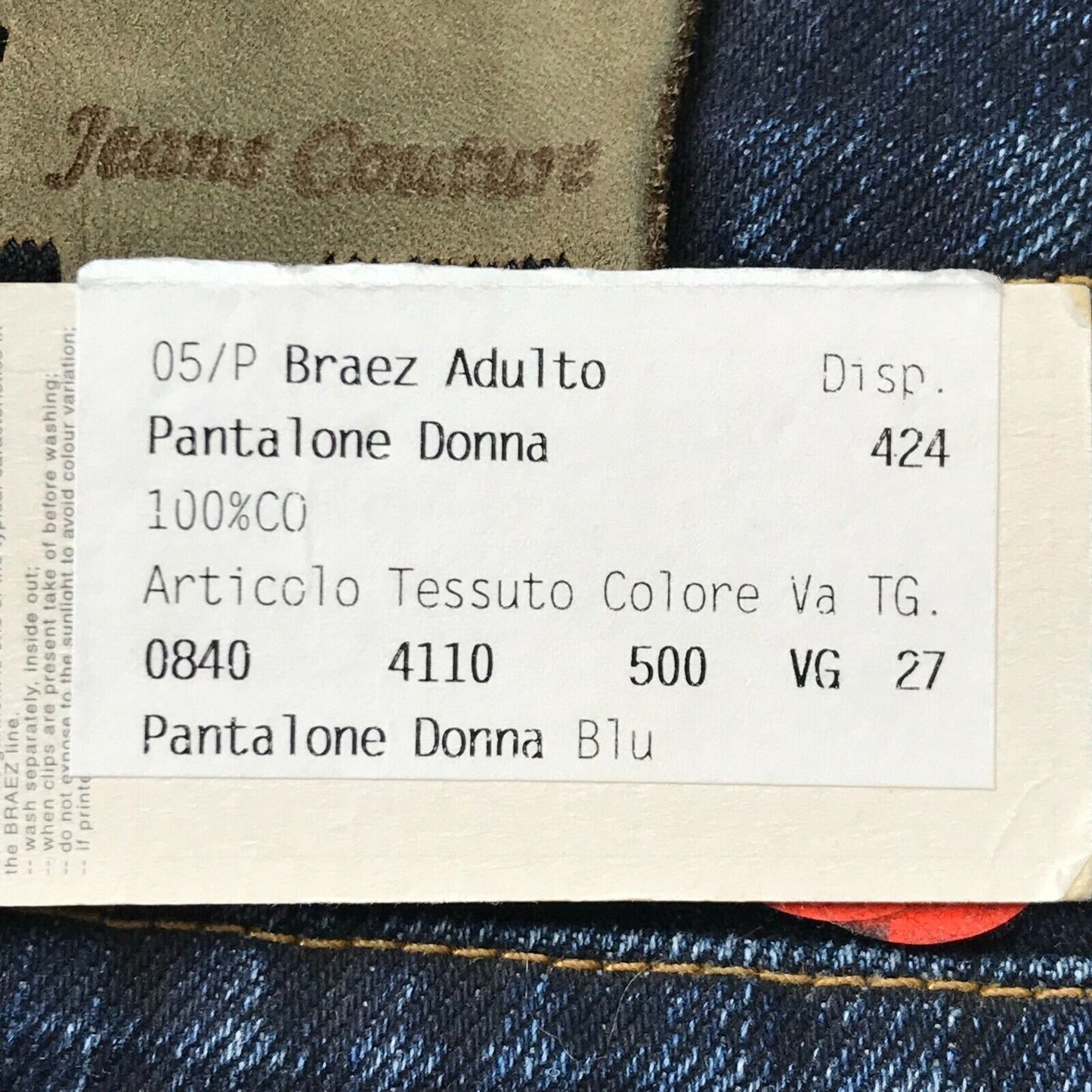 BRAEZ Damen Jeans, Blau, Regular Straight Fit, Größe W27