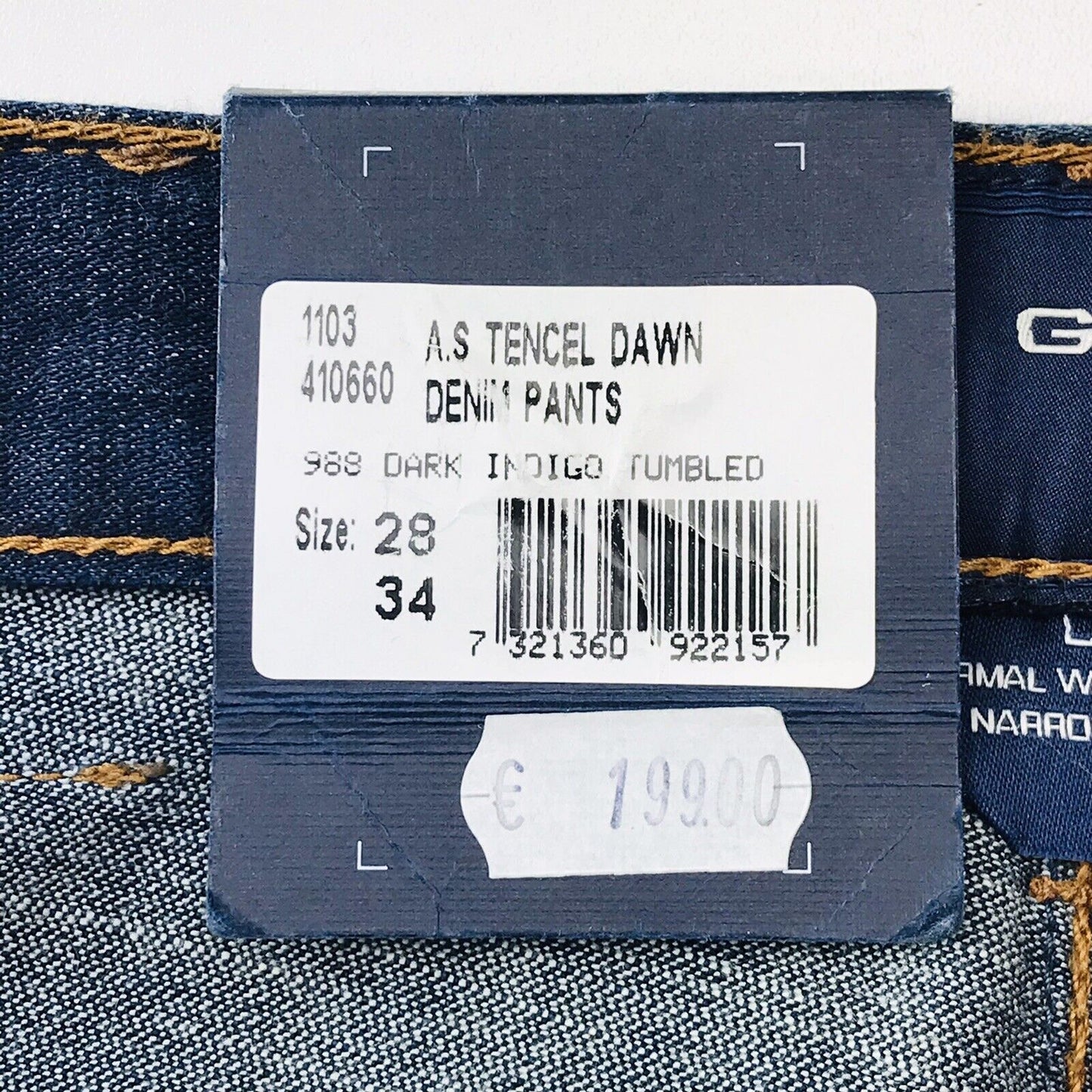 RRP €199 GANT DAWN Women Dark Blue Normal Waist Regular Narrow Fit Jeans W28 L34