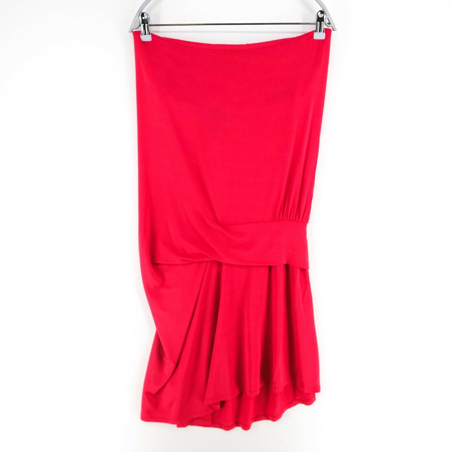 FAIRLY Red Square Neck Sleeveless Dress Size 44