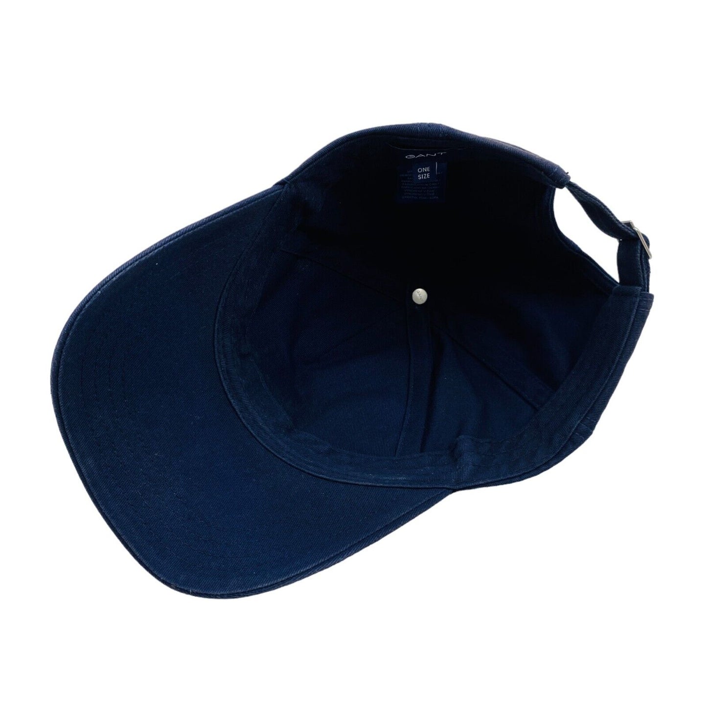 GANT Mens Dark Blue Cotton Logo Baseball Twill Cap Hat One Size