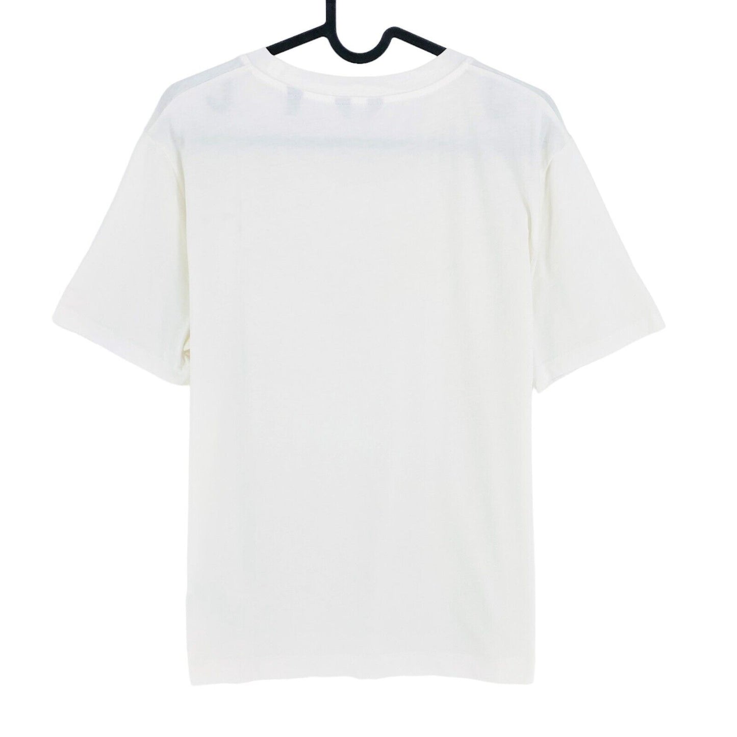 GANT White Broderie Anglaise Crew Neck T Shirt Size M