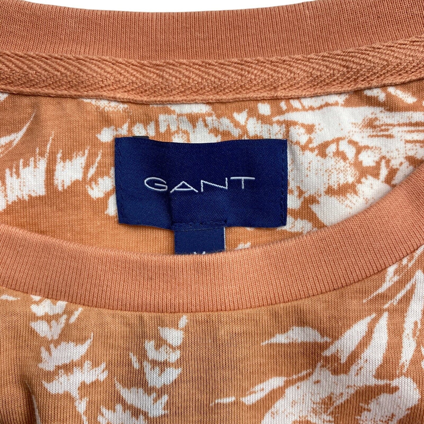 GANT Pink Riviera View T-Shirt mit Rundhalsausschnitt, Größe M 2XL