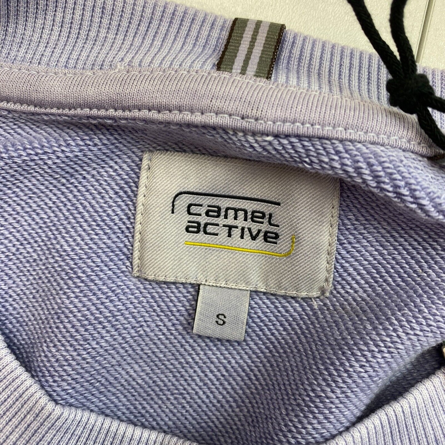 Camel Active Hellvioletter Pullover mit Rundhalsausschnitt, Größe S