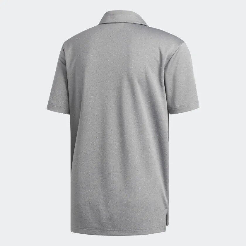 Adidas Golf Grey Regular Fit Polo Shirt Top Size M