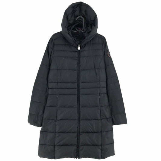 NAPAPIJRI Black Hooded Puffer Padded Coat Jacket Size S