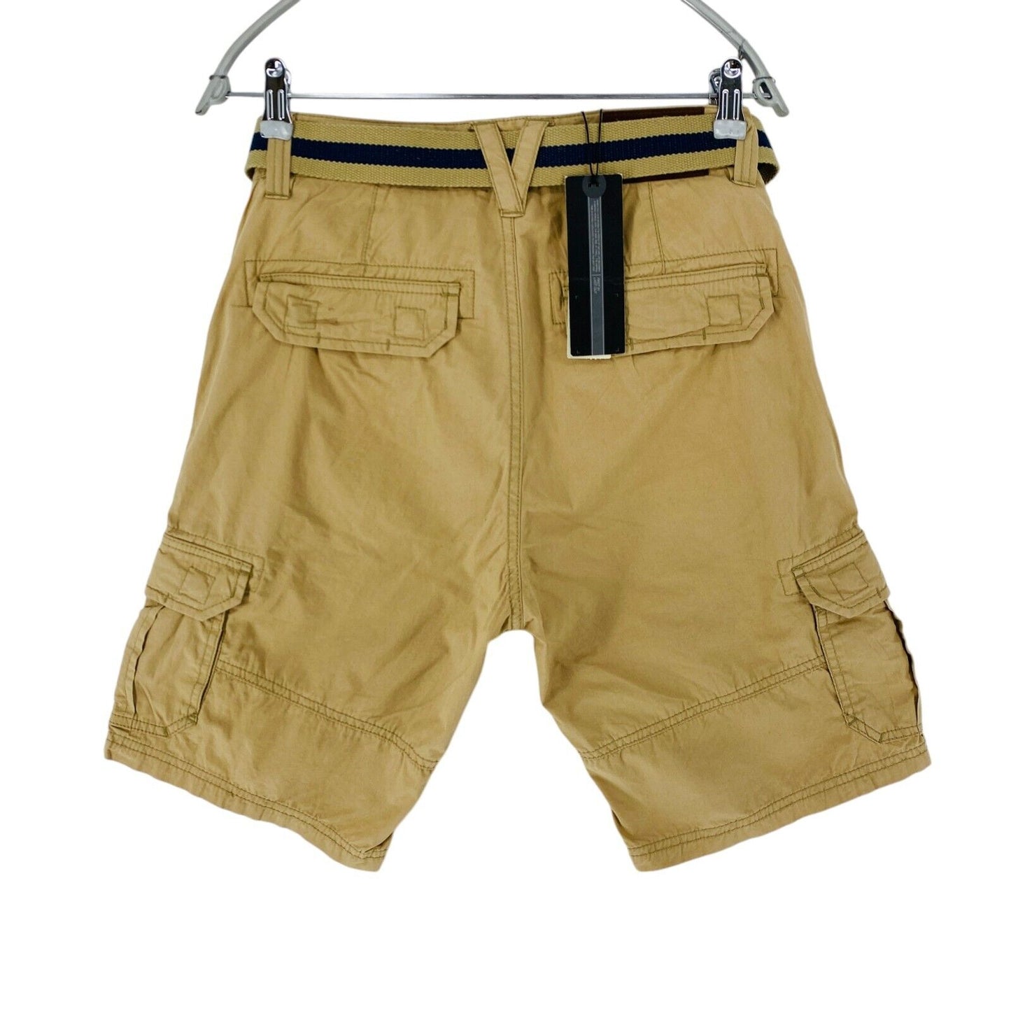 O'Neill Mens Light Brown Comfort Fit Cargo Shorts Size W28