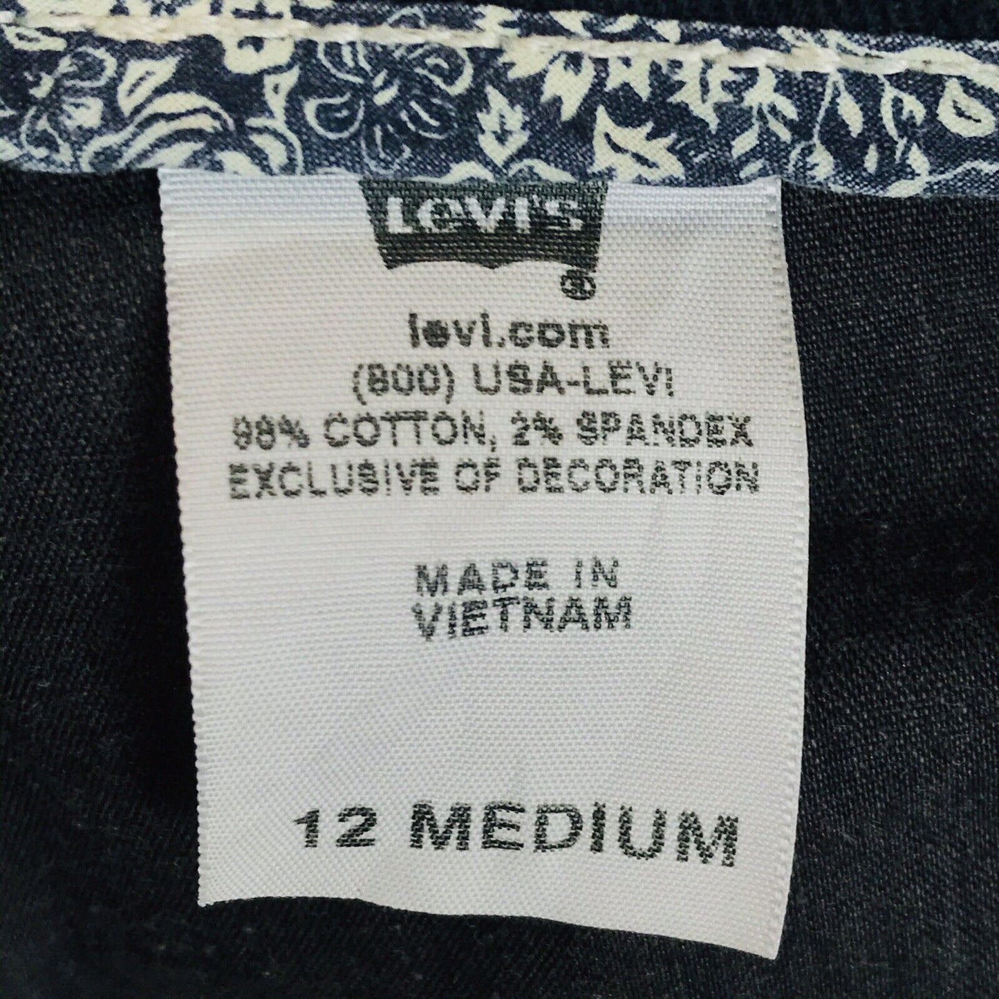 Vintage Levi's 545 Women Black Skinny Fit Moms Jeans 12 M / W34 L34