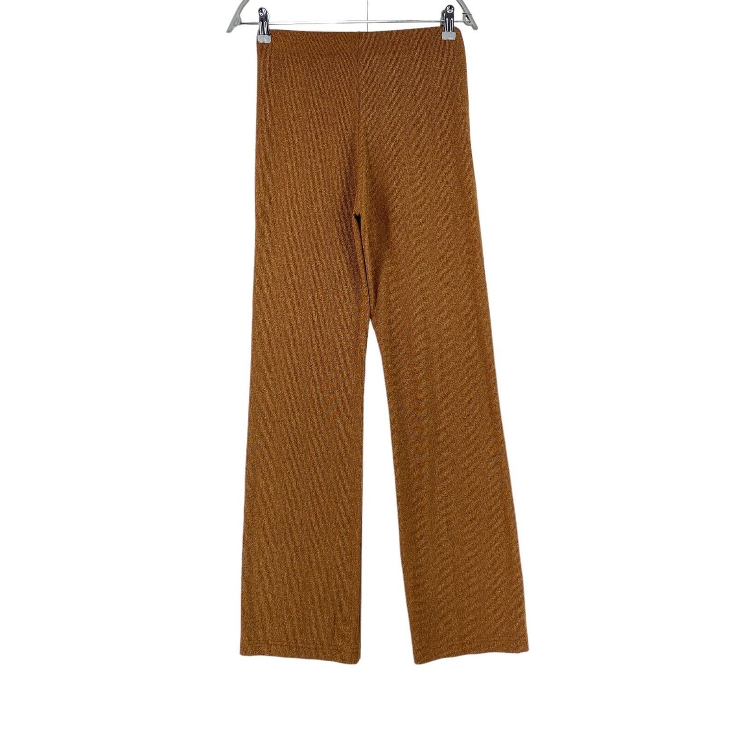 IMPERIAL Women Brown Regular Bootcut Fit Trousers Size M W26 Made In Italy