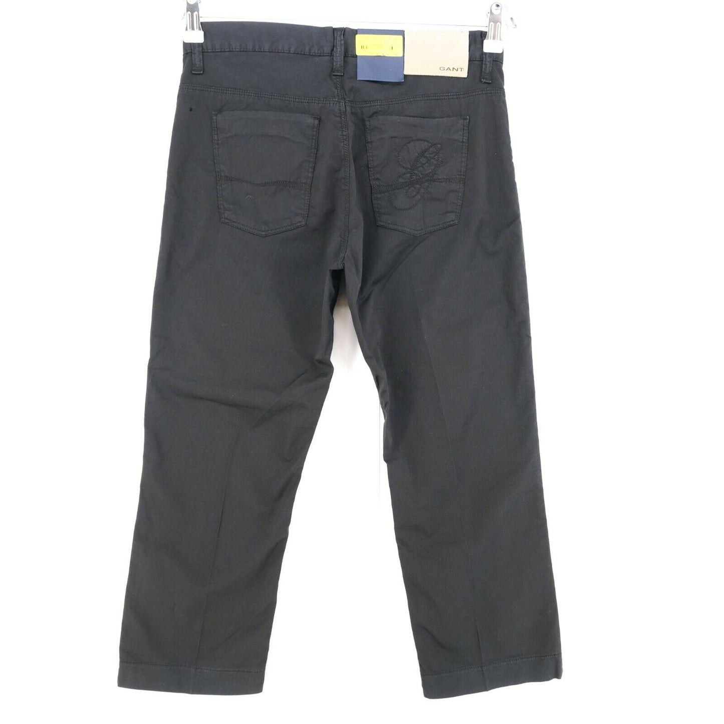 GANT Black Dawn Caprihose aus Baumwollsatin, Größe 30