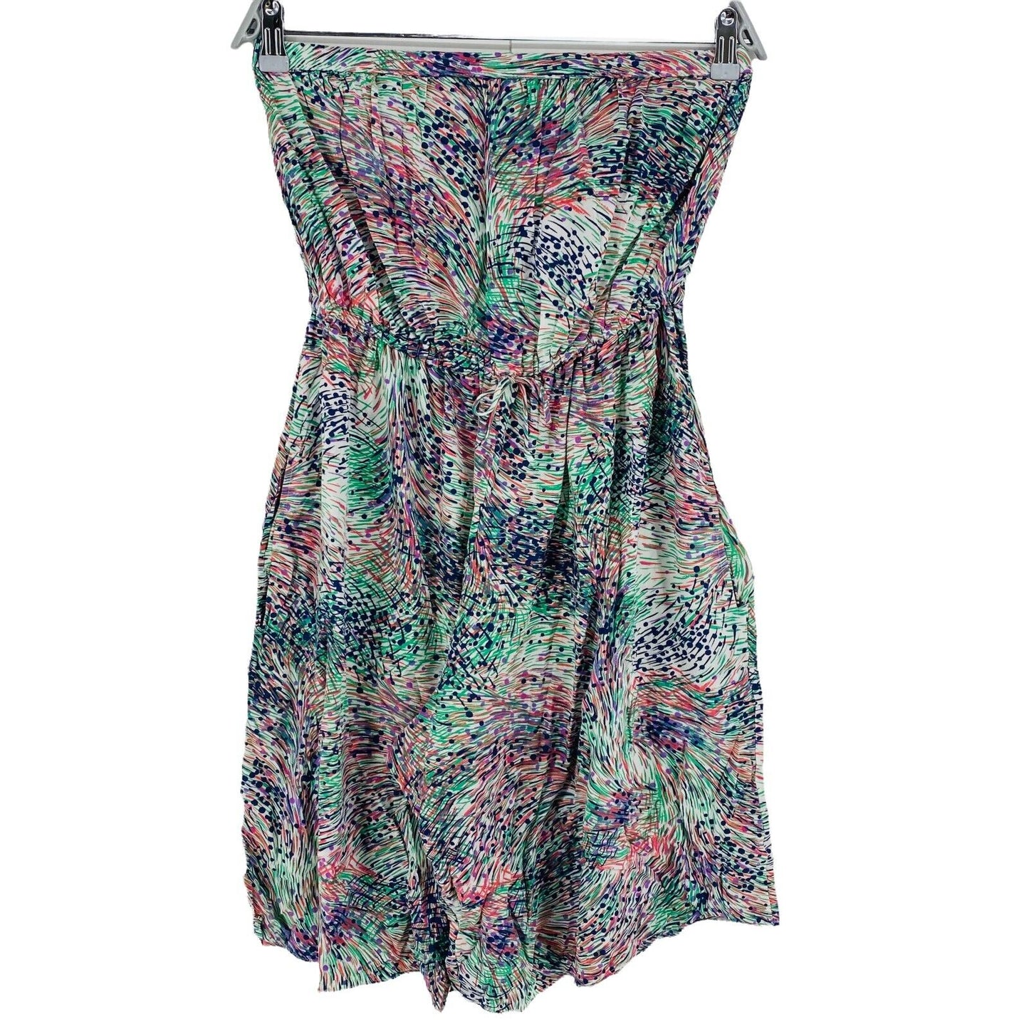 RRP €129 Colcci Floral Colorful Sleeveless Strapless Wide-Leg Jumpsuit Size S