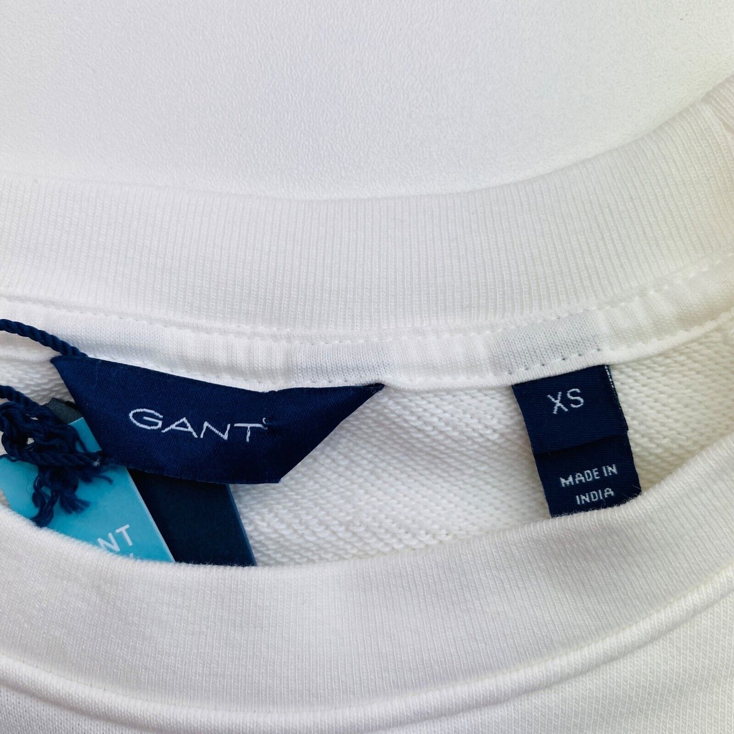 GANT White Rope Icon Crew Neck Pullover Sweater Size XS