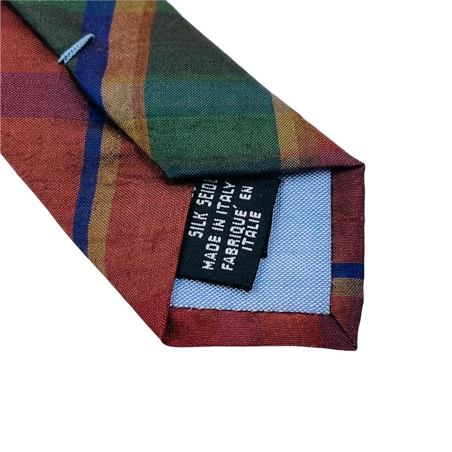 GANT Red Green Striped 100% Silk Hand Made Tie