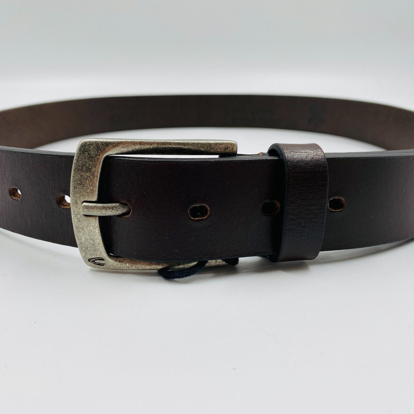 Camel Active Mens Dark Brown Classic Leather Belt Size M