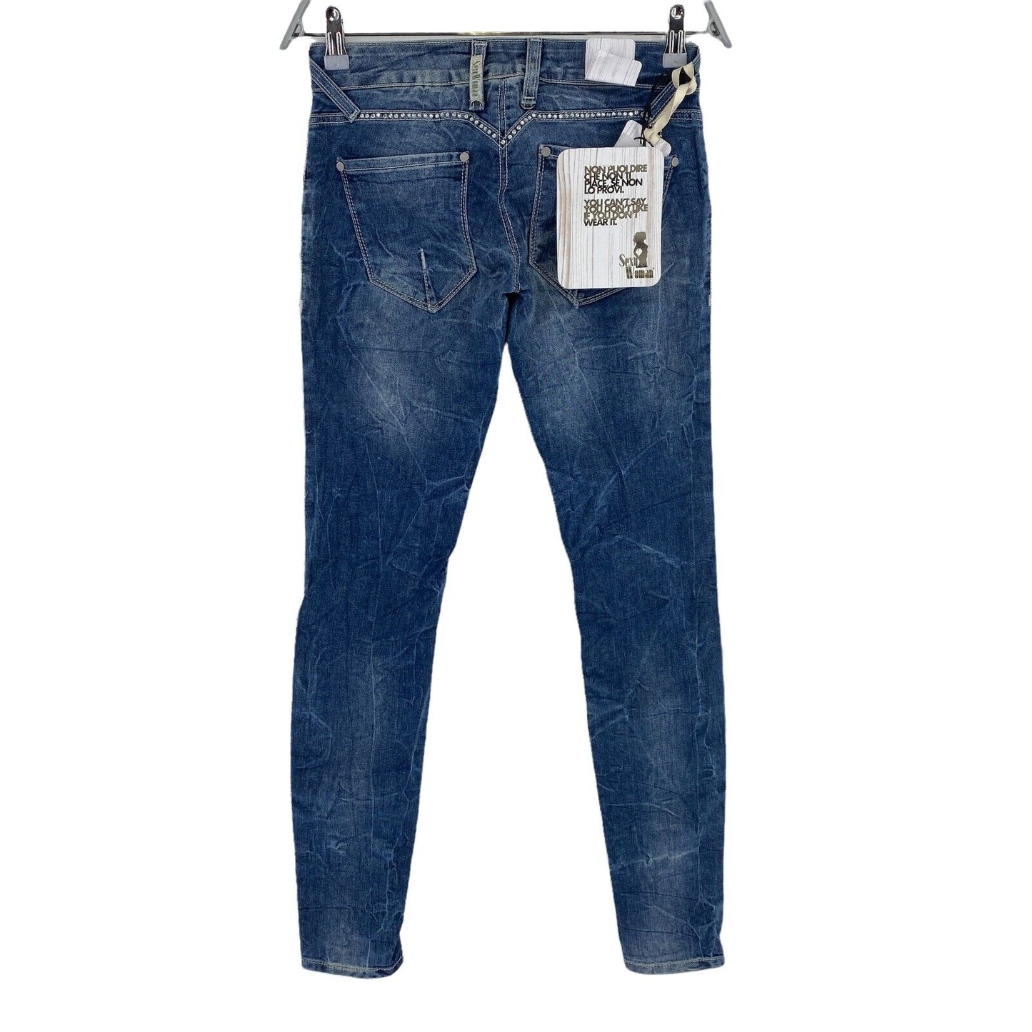 UVP €192 SEXY WOMAN Blue Jenny Skinny Jeans Größe S W28 L32