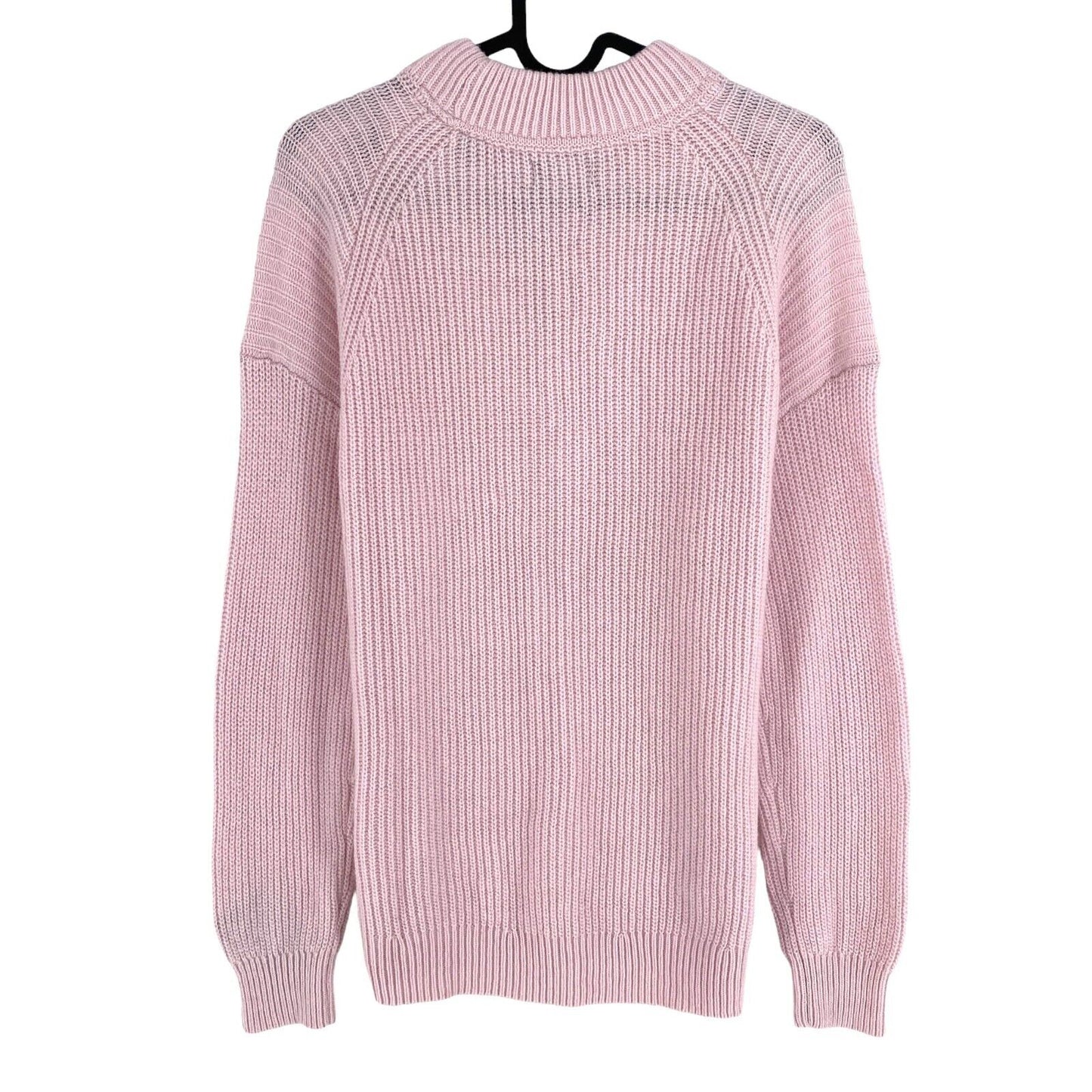 GANT Pullover mit Rundhalsausschnitt, gerippt, Rosa, Größe XS