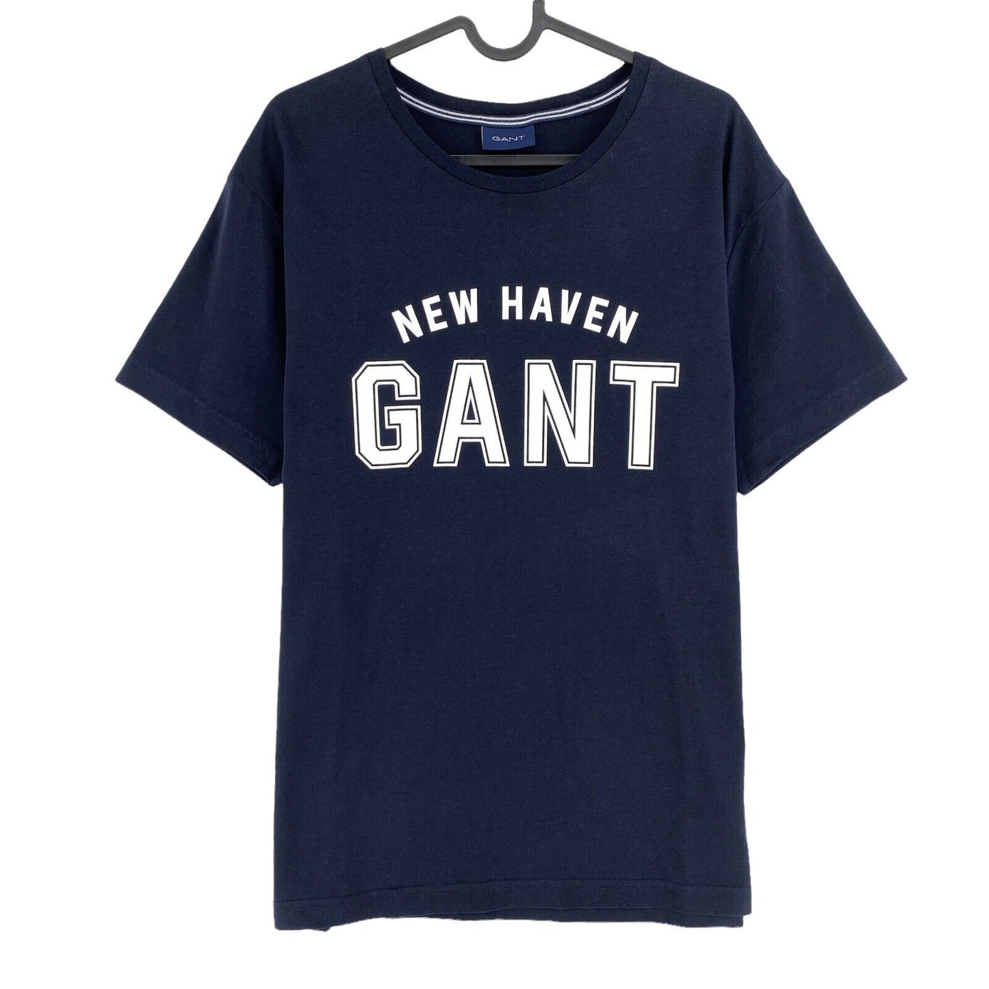 GANT Navy Blue Logo Crew Neck T Shirt Size L