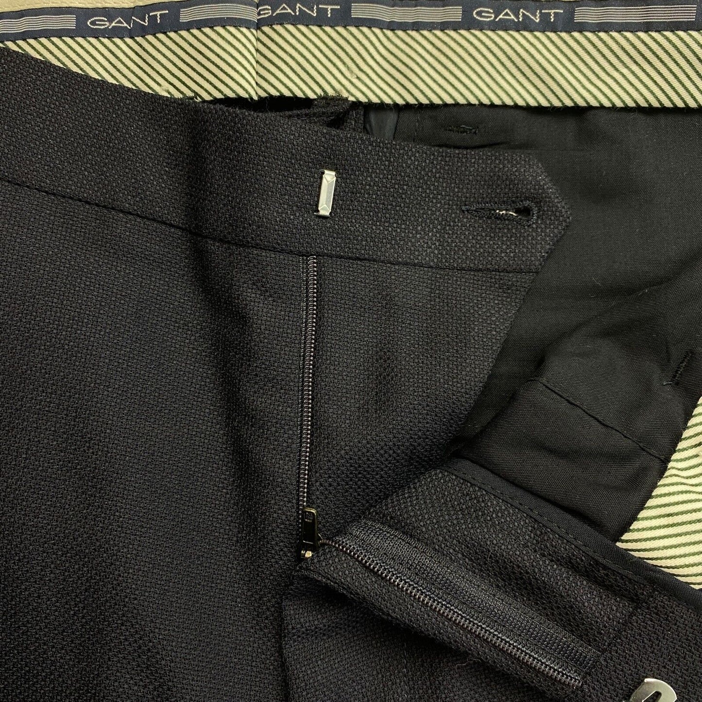 GANT Navy Blue Slim Club Pants Trousers EU 50 UK/US 40